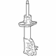 Honda 51621-TR5-B01 Shock Absorber Unit, Left Front