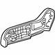 Honda 81638-TF0-G01ZA Cover, L. Reclining (Outer) *NH167L* (GRAPHITE BLACK)