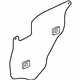 Honda 72861-TR3-A00 Seal, L. RR. Door Hole
