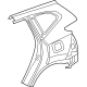 Honda 04646-TLA-A01ZZ Panel Set, L. RR. (Outer)