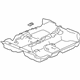 Honda 83301-TGG-A11ZA Carpet Assy., Floor *NH900L* (DEEP BLACK)