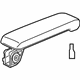 Honda 83470-SZT-A01ZB Armrest Assembly, Console (Thread Medium Gray)