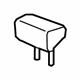 Honda 82940-TLA-A01ZA Headrest Assy., RR. Center *YR449L* (CASHMERE IVORY)