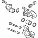 Honda 43019-T7W-A61 Rear Caliper Sub-Assembly