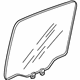 Honda 73400-SJC-C01 Glass Assy., R. RR. Door (Privacy)(Agc)