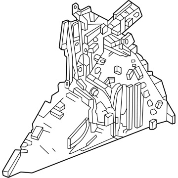 64730-3W0-A10ZZ Honda WHEELHOUSE COMP L Illustration 1 of 1