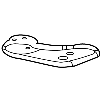 Honda 84734643 BRKT, L- FR- MNT BLT