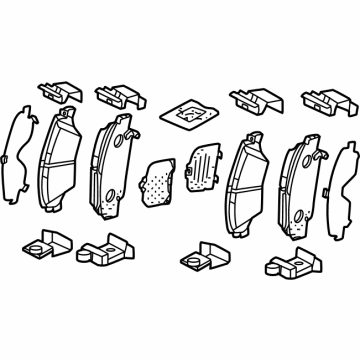 2025 Honda Civic Brake Pad Set - 45022-T56-A00