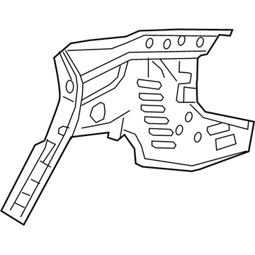 Honda 04647-TBD-326ZZ PANEL SET L,RR DP