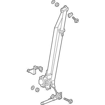2025 Honda CR-V Seat Belt - 04814-T95-A00ZA