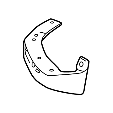 Honda 86534321 DEFLECTOR, L- FR