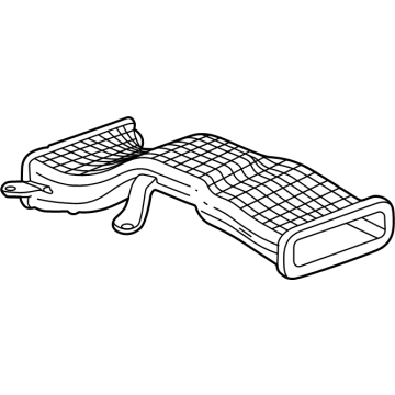 Honda 26352132 DUCT-F/FLR CNSL RR A