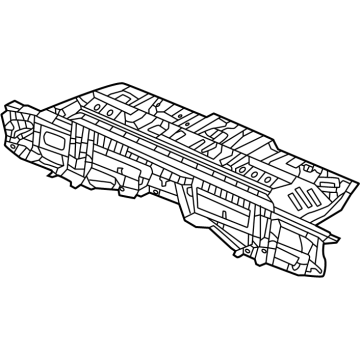 Honda Civic Hybrid Rear Crossmember - 65700-T50-300ZZ