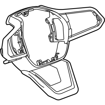 Honda 85079291 COVER-STRG WH *756S*