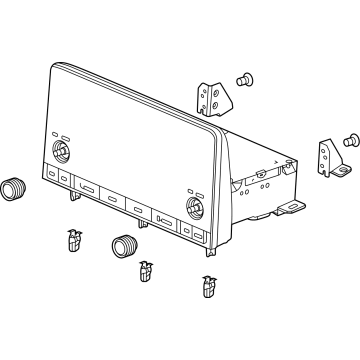 Honda 8A100-T20-A81 AUDIO UNIT, SCREEN 8A100-T20-A81 Honda AUDIO UNIT, SCREEN Illustration 1 of 1