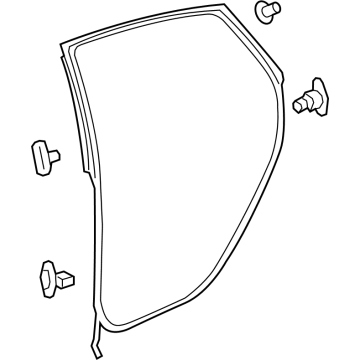 2025 Honda Accord Door Seal - 72850-30A-A11