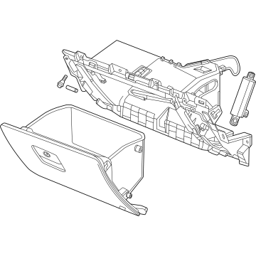 Honda Prologue Glove Box - 86582366