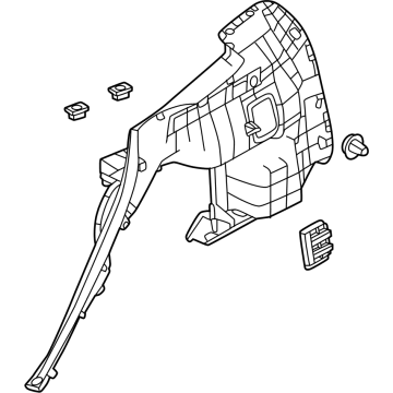Honda 84665-T95-A01ZA BASE, L- *NH900L*