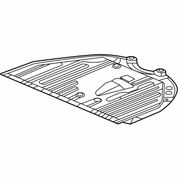 Honda 74114-T56-A00 PLATE FR-, ENG COVER 74114-T56-A00 Honda PLATE FR-, ENG COVER Illustration 1 of 1