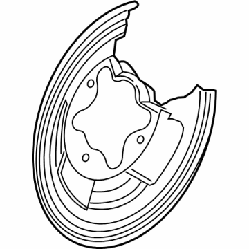 Honda 43254-3E7-H00 SPLASH GUARD, RR