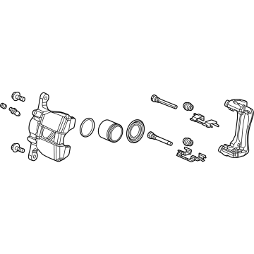 Honda Civic Hybrid Brake Caliper - 45019-T50-J00