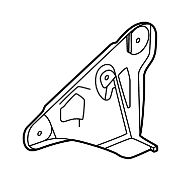 Honda 86506411 BRACKET, L- RR