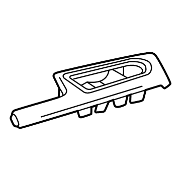 Honda 85522931 PLATE-FRT L- *424P*