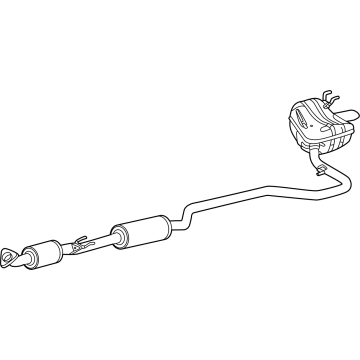 Honda Civic Hybrid Muffler - 18307-T65-A03