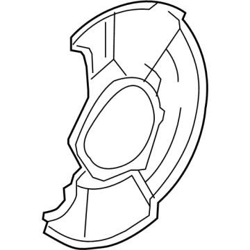 2025 Honda Civic Brake Dust Shields - 45255-T38-A00