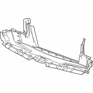 Honda 86570097 BAFFLE, RADIATOR AIR