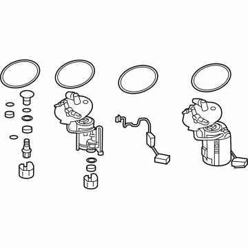 Honda Civic Hybrid Fuel Pump - 17045-T51-H00