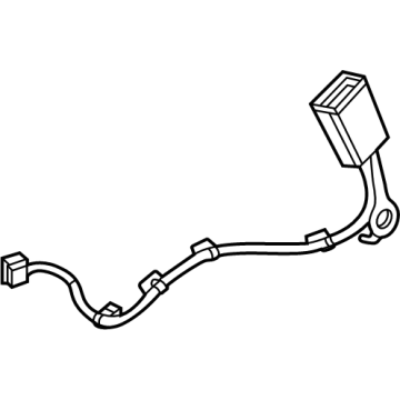 Honda Civic Hybrid Seat Belt Buckle - 04816-T61-A60ZA