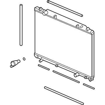2025 Honda CR-V Radiator - 3H110-6GS-A01