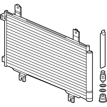 Honda Civic Hybrid A/C Condenser - 80100-T56-A01