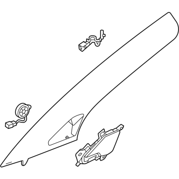 Honda 85033414 MOLDING, L- *103H*