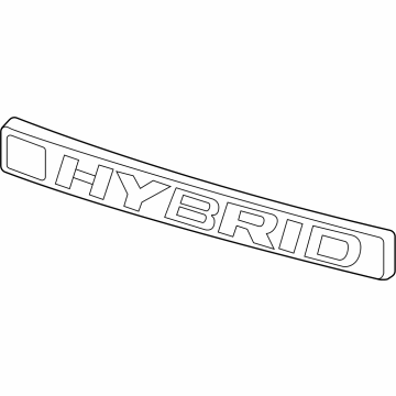 2025 Honda Civic Hybrid Emblem - 75723-T65-003
